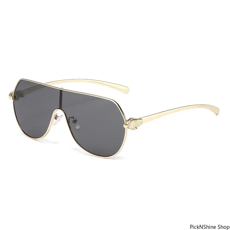 High Quality Unisex Aviator Frames Sunglasses - Metal-Frame Fashion Eyewear with Leopard-Designed Lenses, UV Protection, Polarized Lenses for Driving, Women's Cool Outdoor Use, Aviator Polarized Sunglasses, High Quality Sunglasses