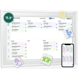 Digital Wall Calendar with Touchscreen, 15.6 inch  Calendar,  Calendar for Family, WiFi Family digital calendar Chore Chart, Wall Planner, WiFi Digital Picture Frame