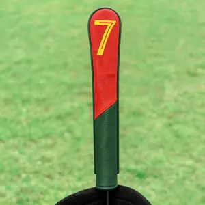 1pc & Dark Golf Alignment Stick Cover, Premium PU Golf Rod Protector, Durable Golf Training Accessory for Golfers