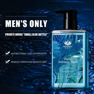 Men's Private Antibacterial Care Liquid - pH Balanced Deep Cleansing Lotion - Gentle Care for Private Areas - Body Care