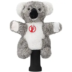 Animal Pattern Doll Design Style Golf Club Head Cover, Universal Fit for Multiple Brands, Essential Protection for Outdoor Golfers, Golf Accessory