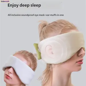 3D Cooling & Heating Sleep Mask, Blackout Eye Mask for Travel & Office Nap, Soft Pressure-Free Space Capsule Design, Noise Reducing, Comfortable Light Blocking Eye Mask for Side Sleepers