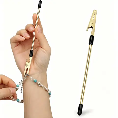 Bracelet Helper Tool, Jewelry Helper Hand Bracelet Helpers Compact Efficient Fastening and Hooking Equipment for Jewelry Bracelet Necklace Watch Clasps Zipper Accessories