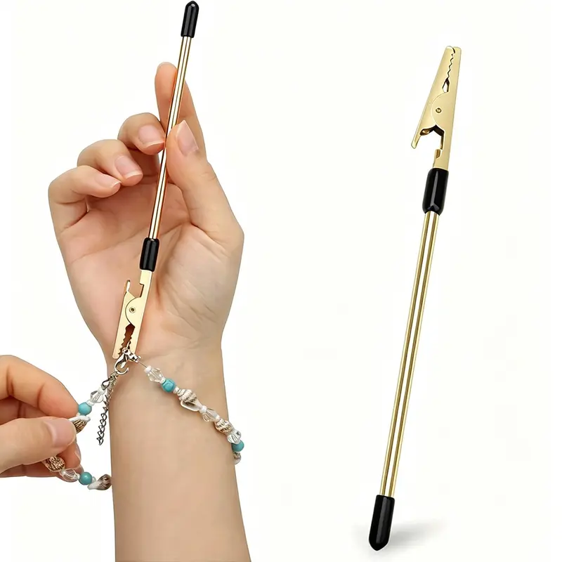 Bracelet Helper Tool, Jewelry Helper Hand Bracelet Helpers Compact Efficient Fastening and Hooking Equipment for Jewelry Bracelet Necklace Watch Clasps Zipper Accessories