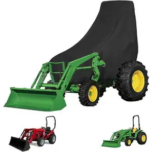 Tractor Cover for Series 2320, 2520, 2720, 3120, 3320, 3520, 3720, 3203, 4105 Compact Tractors (Large, Black, Waterproof,, L107 x H60in)