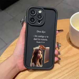 Winter Themed Christian Quote Pattern Phone Case, Anti-drop Shockproof Phone Protective Cover, Phone Accessories Compatible with iPhone, Casing, Cover Protector