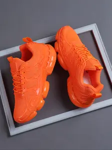 Men's Casual Shoes Lace-Up Chunky Athletic Shoes Comfortable Sporty Outdoor Shoes High-Quality Cushioned Sneakers All Seasons Medium Width Casual Trainer Shoes