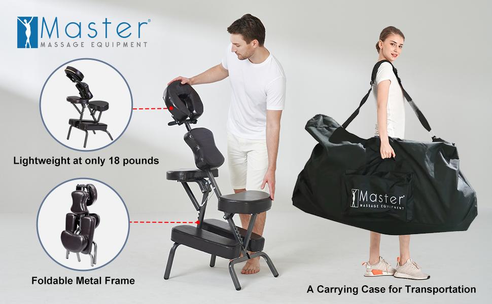 The BEDFORD Portable Massage Chair Package - Master Massage