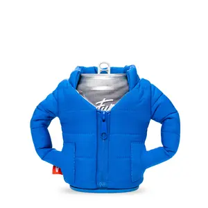 The Puffy Beverage Jacket - Insulated 12 oz Can Cooler I Beer Bottle & Soda Can Insulator, Keep Drinks and Beverages Cold by Puffin Drinkwear