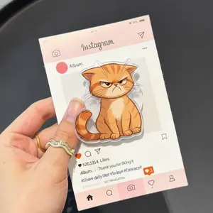 Meme Queen Funny Cat Phone Grip, Aesthetic Viral Cat Magsafe Holder, Trendy Sassy Kitten Accessory, Funny Gift for Cat Lovers, Cute Meme Art Kindle Kickstand