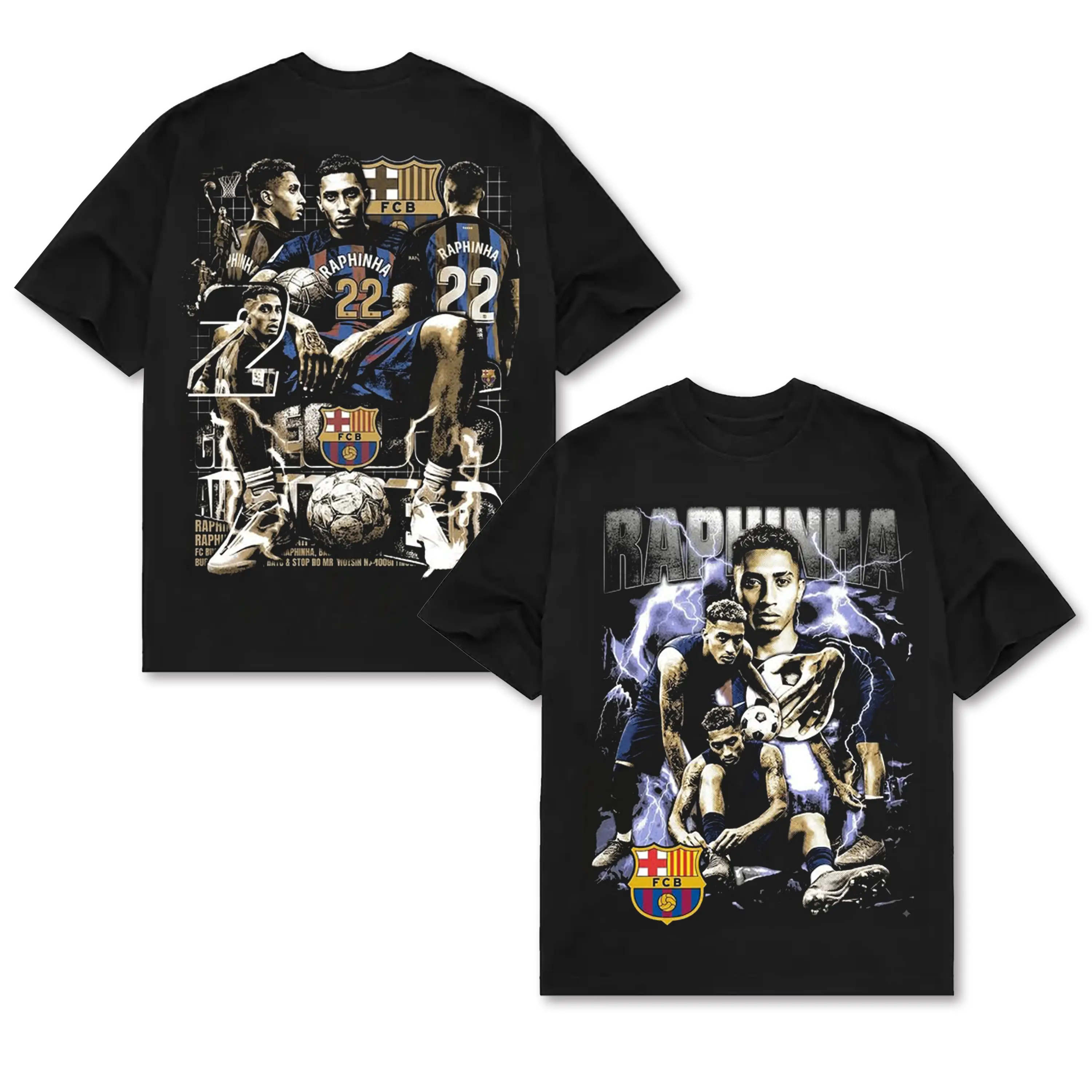 RAPHINHA GRAPHIC TEE, Raphinha Barcelona Football Graphic Tee, Mens Unisex Cotton Short-LAMINE YAMAL GRAPHIC TEE, Sleeve Round Neck T-Shirt Soccer Legend Graphic Tee, Streetwear for Soccer Fans, Football Fan Gift, Made in USA