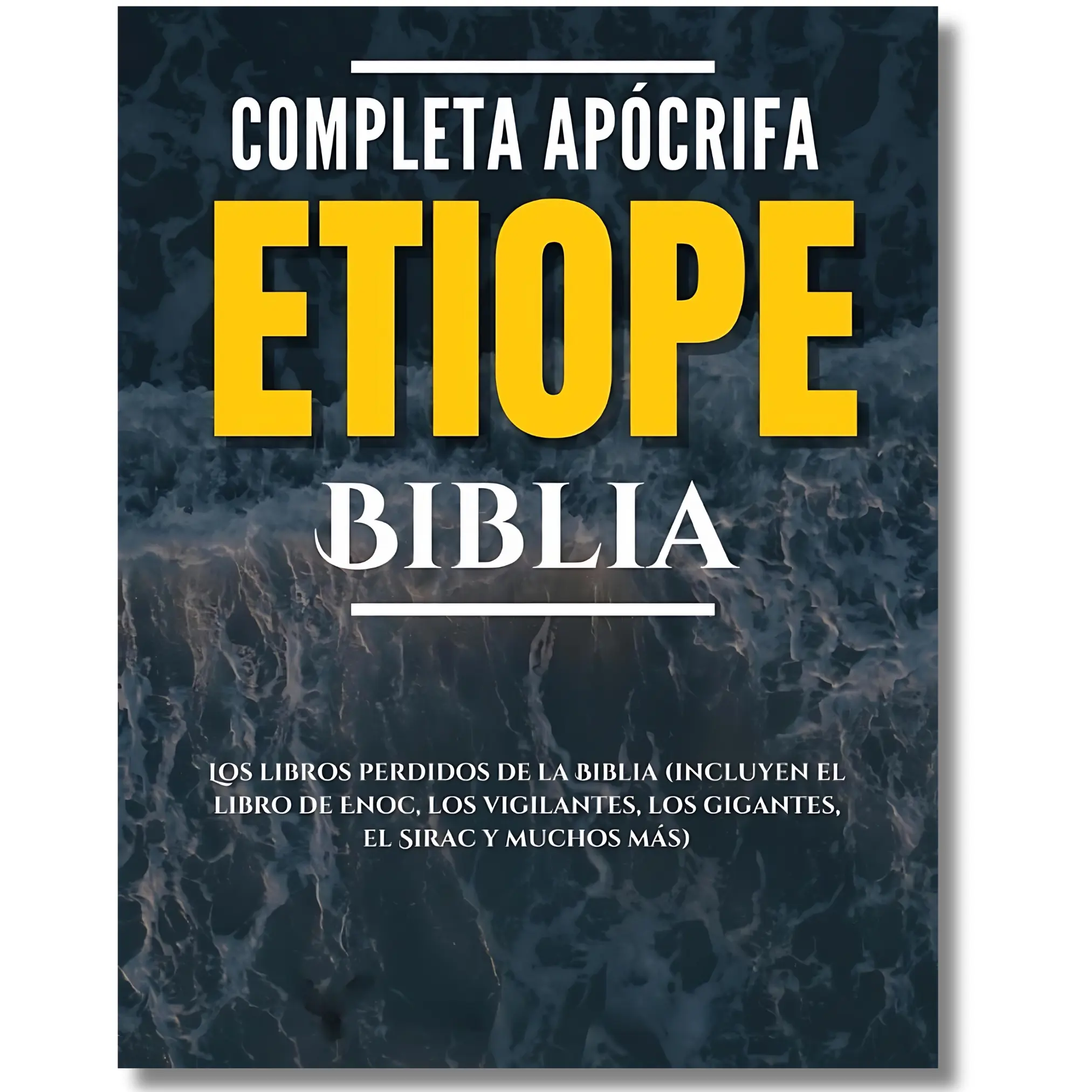 Complete Annotated Ethiopian Apocryphal Bible - Spanish Softcover Trade Paperback (15 Volumes: 2nd Book of Esdras, 3rd Book of Meqabyan, Additions to Esther, Enoch, Watchers, Giants, Sirach, Wisdom of Solomon, Susanna) for Religion & Philosophy Academics