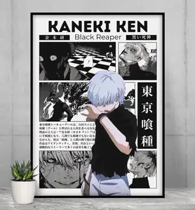 Kaneki Ken Tokyo Ghoul Anime Poster, Manga Wall Artwork Prints, Home Decor Gift - POSTER NO FRAME
