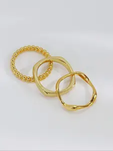 Women's Elegant Minimalist Geometric Design Ring, 2024 New Style Trendy Exquisite Ring, Fashionable Jewelry As Birthday Gift for Girlfriend, Dainty Gift for Your Love, Stacking Ring Set, Solitaire Stackable Rings