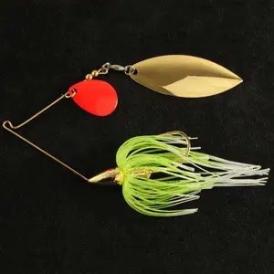 War Eagle Double Colorado Red Kicker Spinnerbait