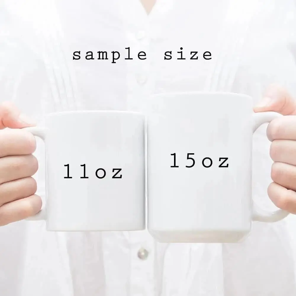 Boobees Pattern Coffee Mug, 11 oz or 15 oz Ceramic Drinkware with Large  Handles, Printed in the USA - TikTok Shop