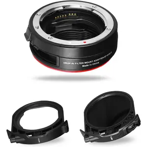 MK-EFTR-C VND Drop-in Filter Auto-Focus Mount Lens Adapter for  EF to EOSR with Variable ND Filter and UV Filter for  R R5 R6 RP R7 R10 C70 Cameras