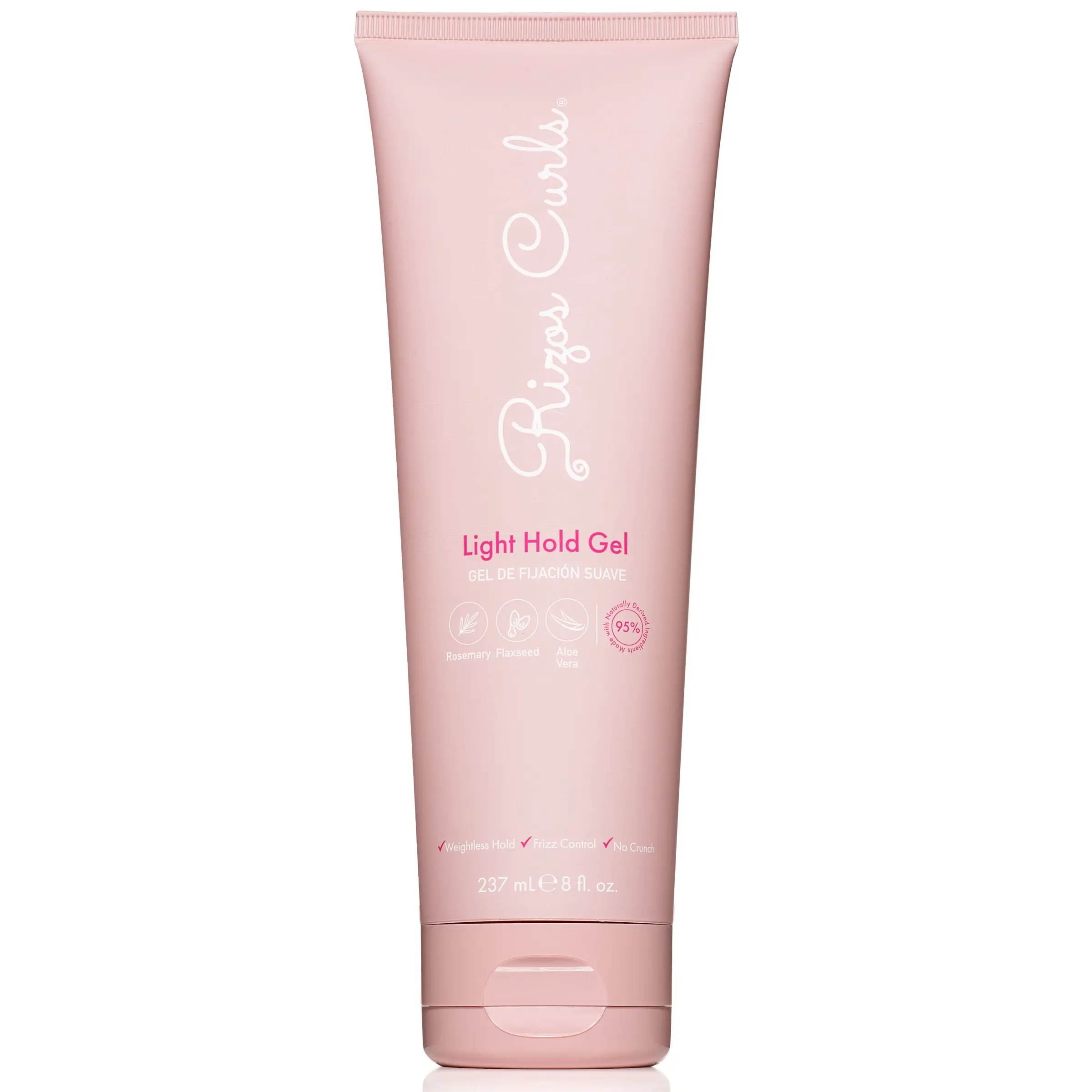 Rizos Curls Light Hold Gel with Rosemary, Flaxseed and Aloe Vera for weightless hold and frizz control Rizos Curls Light Hold Gel with Rosemary, Flaxseed and Aloe Vera for weightless hold and frizz control