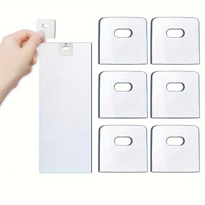 10/20pcs Vertical Blinds Replacement Slats Panels, Vertical Blind Repair Tabs Kit, Clear Apartment Blinds Replacement Fixers, Horizontal Blinds Replacement Parts