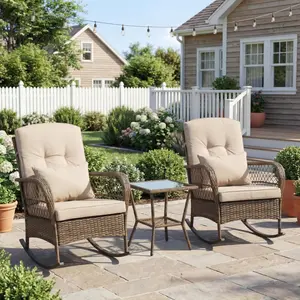 Comfortable Outdoor Patio Sofa Chair – Garden Lawn Furniture for Backyard, Balcony, or Terrace – All-Weather, Durable Design