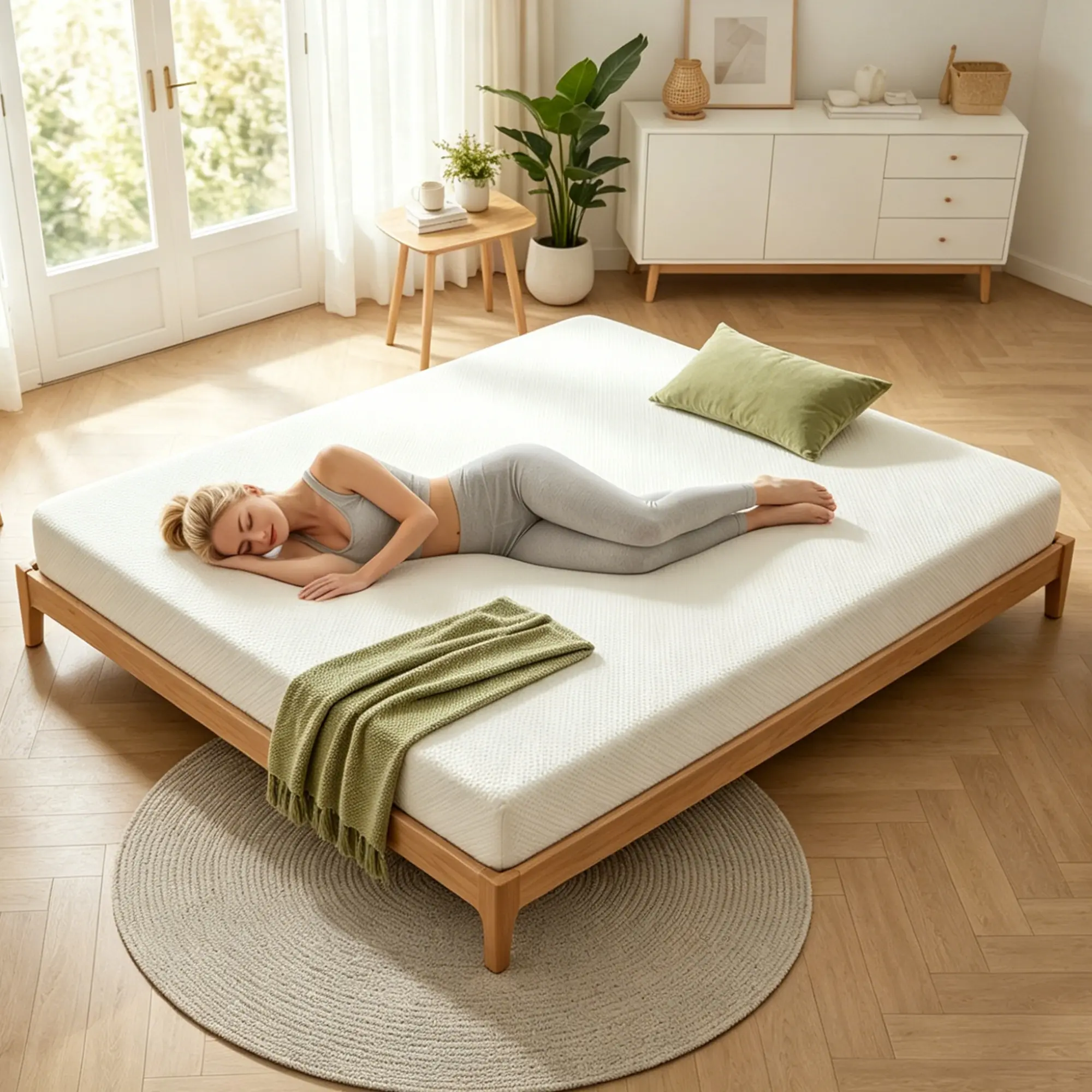 Odor Free Foam Mattress, Eco Materials, Compressed Packaging for Easy Shipping