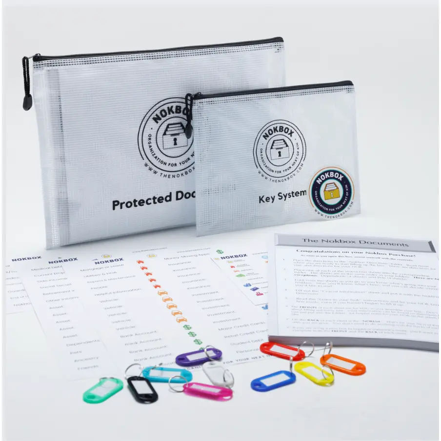 Nokbox Lite: Organization for your Next of Kin