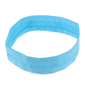 Unique Bargains 1 PCS Headbands, Sweatbands, Stretchy Moisture Wicking Headband, for Fitness Sports, Polyester, Silicone