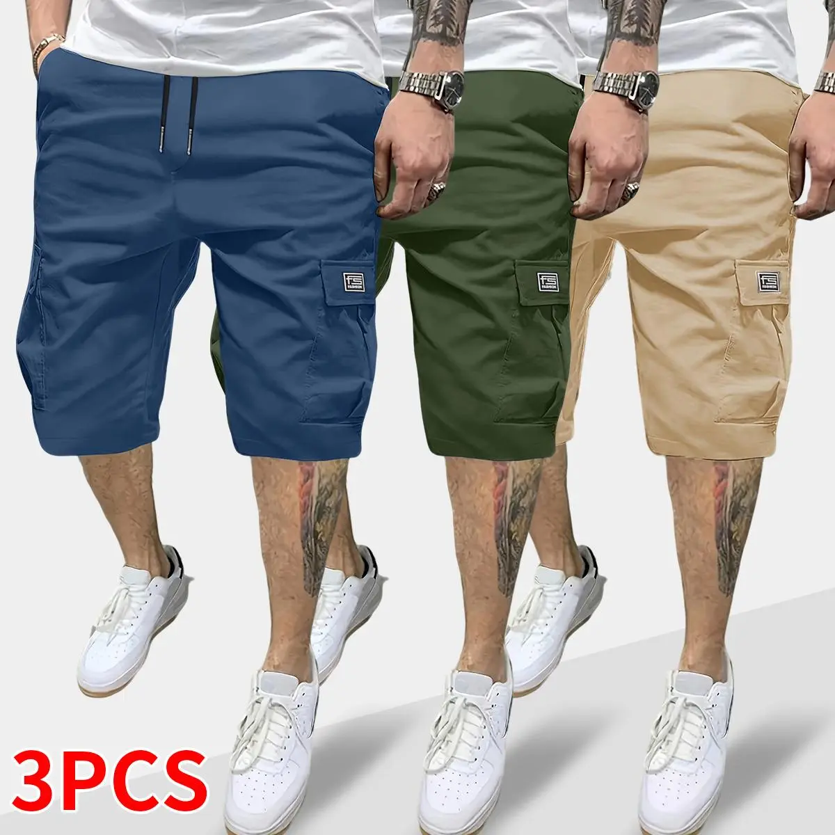 Blue + Army Green + Khaki