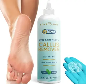 Callus Remover for Feet (Extra Strength) Foot Scrubber Dead Skin Callus Gel