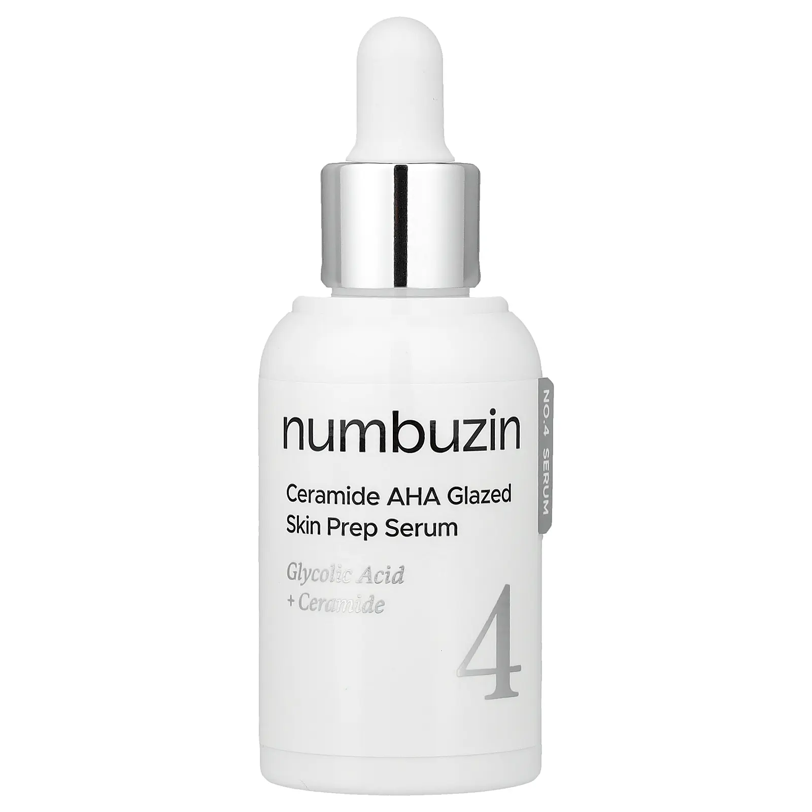 Numbuzin No.4 Ceramide AHA Glazed Skin Prep Serum, 1.01 fl oz (30 ml)