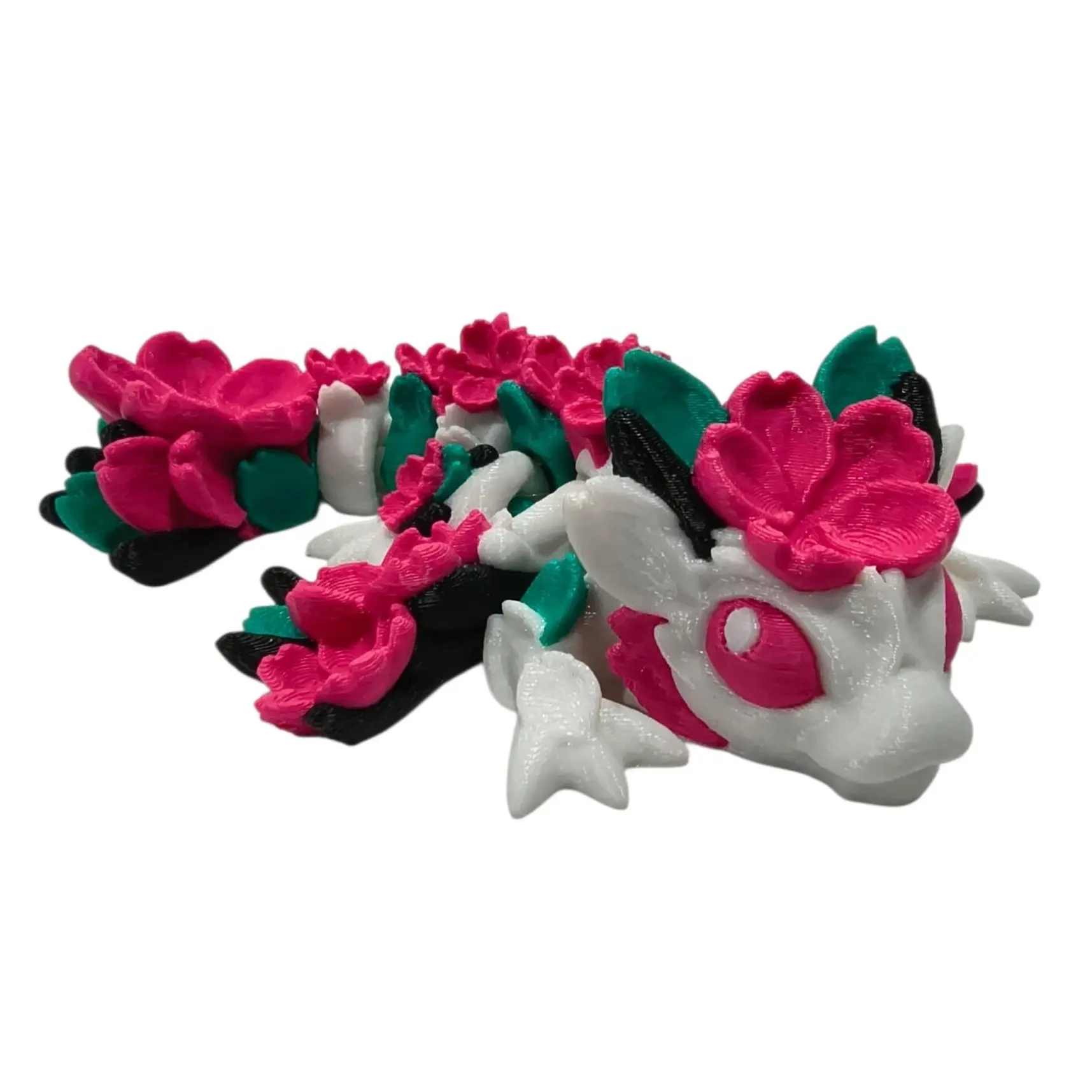 Tiny Cherry Blossom Dragon 3D Printed Articulating Figurine