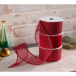 Set of 3 2.5" x 15' Ribbon Set by Valerie Set of 3 2.5" x 15' Ribbon Set by Valerie