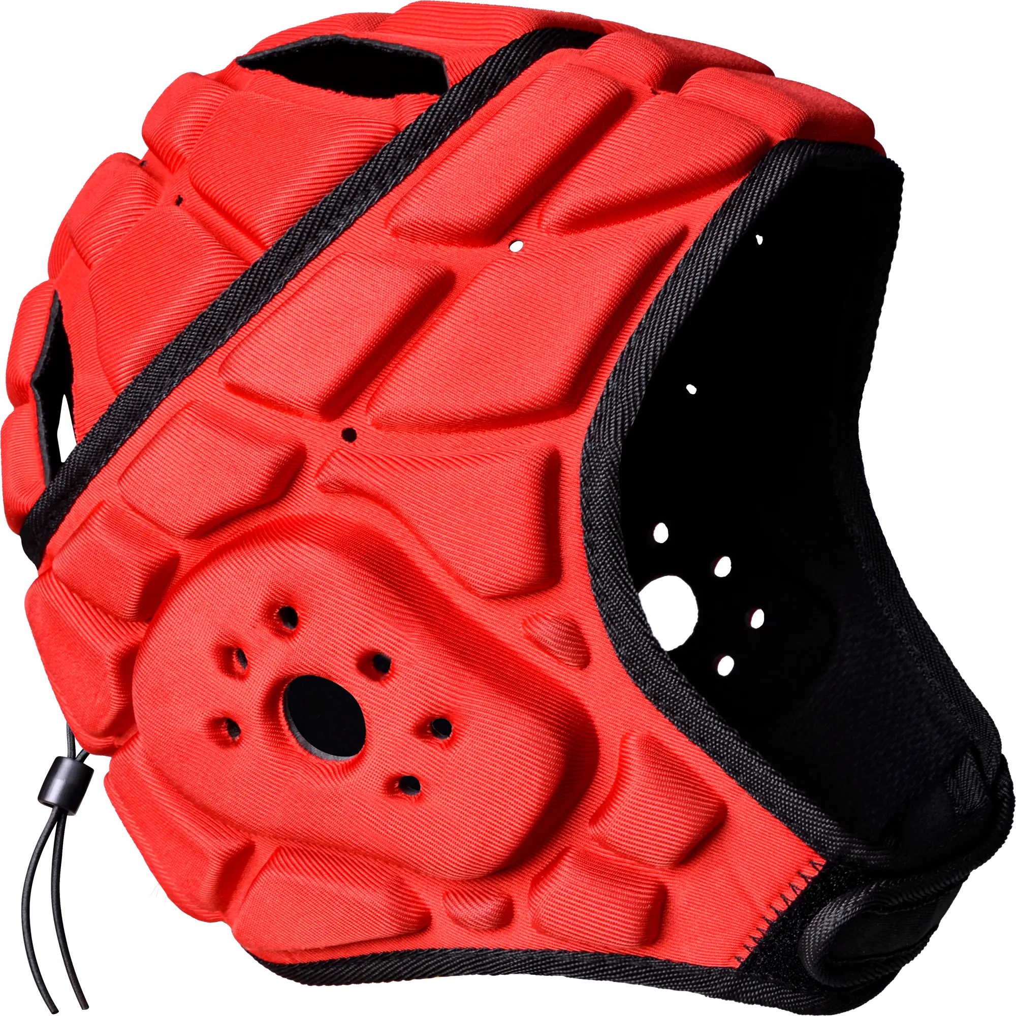 COOLOMG Multi Colors Soft Shell Flag Football Hat 7v7 Rugby Hat Scrum Cap Soccer Padded Hat Adjustable Head Protector for Youth Adults