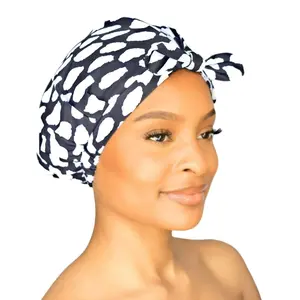 Luxury Shower Cap For Women -  , , Washable  Breathable Shower Caps - Casablanca