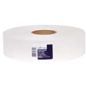 Adfors 1017788 500 ft. x 2 in. Paper White Drywall Joint Tape