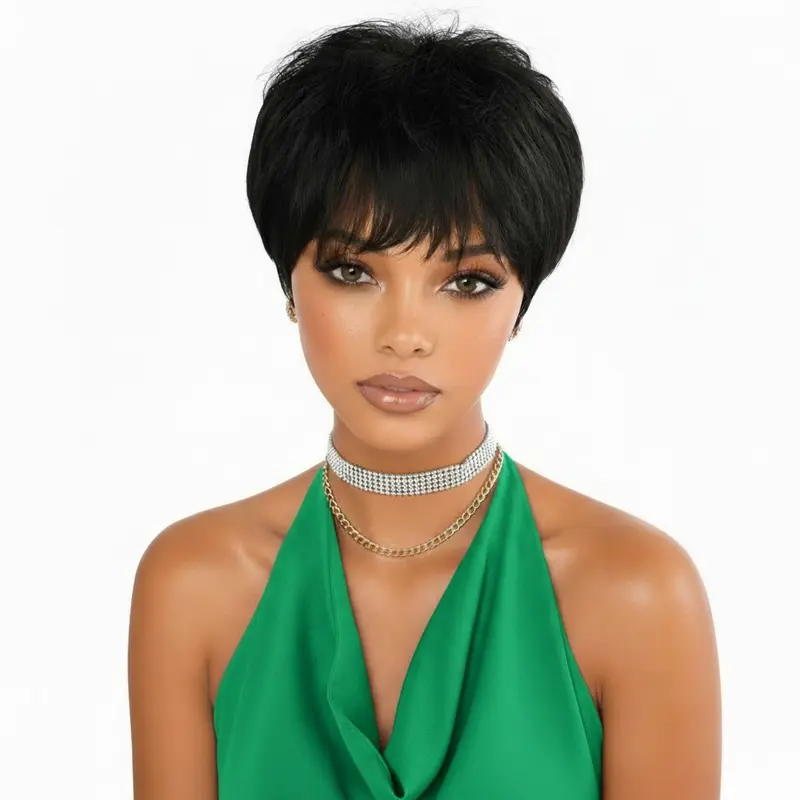 pixie cut wig synthetic - TikTok Shop