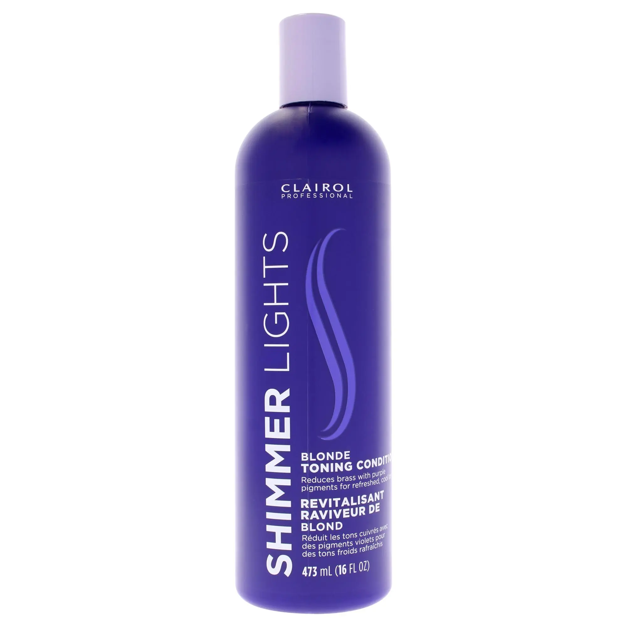 Clairol Shimmer Lights Blonde & Silver Haircare Conditioner, Unisex, 16 oz