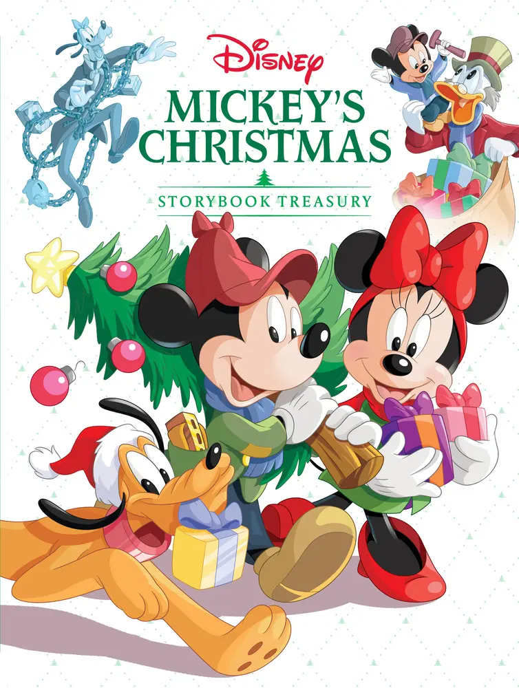 USED Book - Mickey's Christmas Storybook Treasury by Disney Books (Hardcover) - english