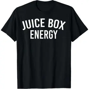 Cotton Graphic Tees Streetwear Gifts  FUNNY JUICE BOX ENERGY T-Shirt