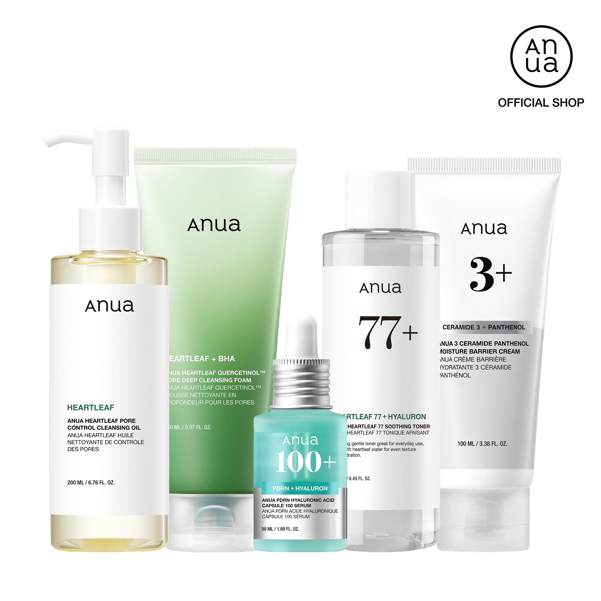[Anua Official Shop] PDRN youthful glow routine for Winter Facial cleanser, Layering toner, Hydrating Serum, Non Comedo