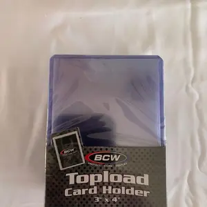 BCW Top Loader Card Holder, 3" x 4", Compact Design for Easy Storage of Cards