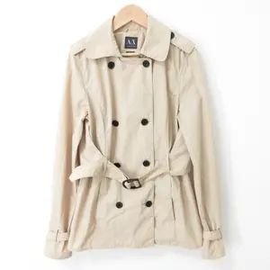 Pre-owned Giorgio Armani Others Small Leather Goods Armani Exchange Short Trench Coat