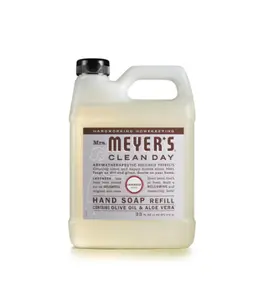 Mrs. Meyer's Clean Day Liquid Hand Soap Refill, Cruelty Free and Biodegradable Formula, Lavender Scent, 33 Fl Oz (Pack of 1)