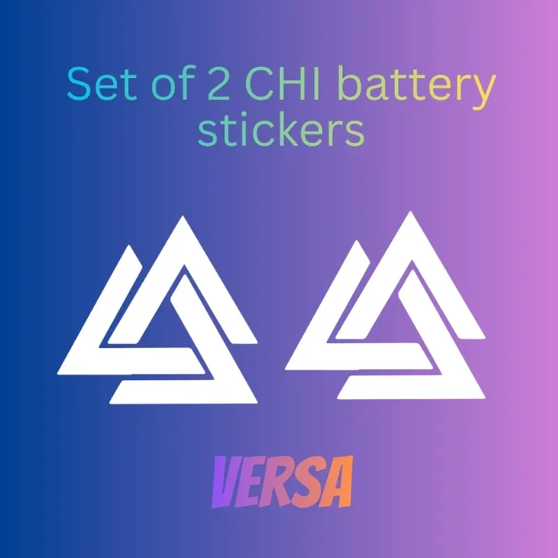 Emoto Chi battery stickers
