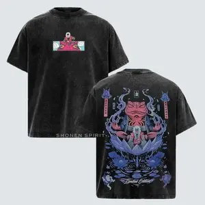 Jiraiya Vintage T-Shirt, Double Sided Unisex Streetwear Tee, Anime Graphic Top Inspired By Naruto’s Legendary Sannin