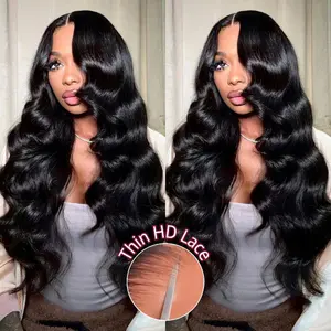 Beautyforever 5x5 Thin HD Lace BlendAway Glueless Wig Body Wave 180% Put on and Go Pre-Everything Human Hair Wigs