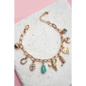 Boot Charm Bracelet