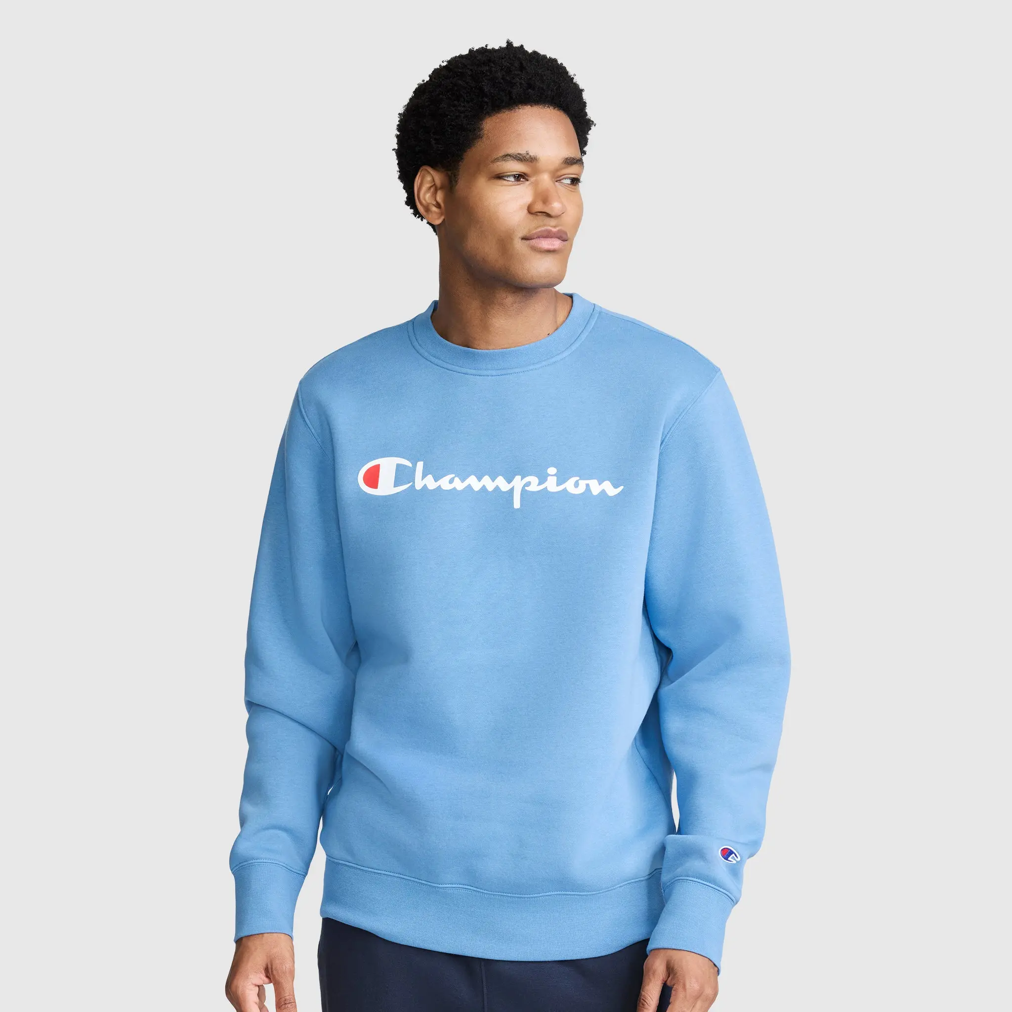 Powerblend Crewneck Sweatshirt, Classic Script Logo