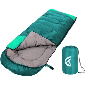 Sleeping Bag 3 Seasons (Summer, Spring, Fall) Warm & Cool Weather - Lightweight, Indoor & Outdoor Use for , Teens & Adults for Hiking and Camping