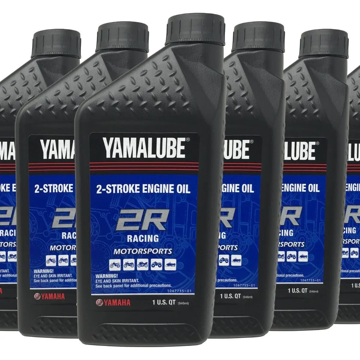 Yamaha Genuine OEM Yamalube 2R Racing Oil LUB-2STRK-R1-12 - 6 Pack